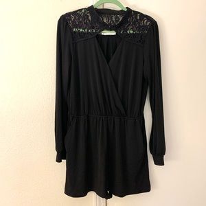 BCBGeneration Black Romper